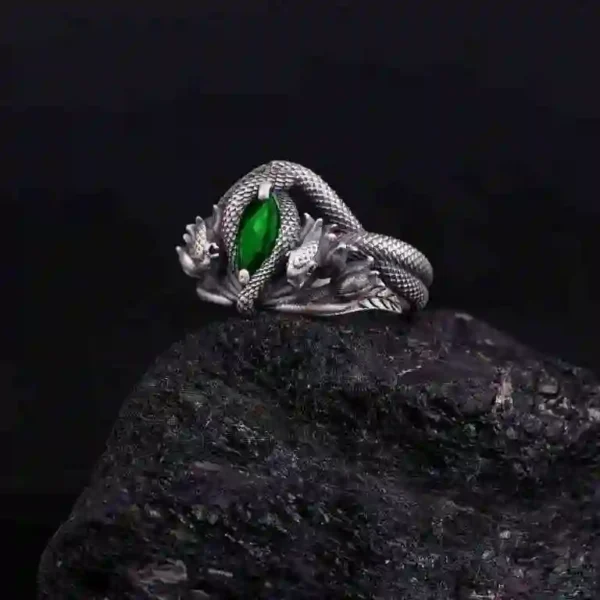 aragorn ring of barahir oxidized sterling silver ring.