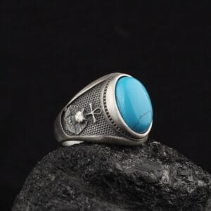 the bastet ring with gemstone is a high quality sterling silver jewelry