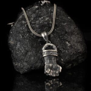 fist pendant is necklace that shaped as a human fist