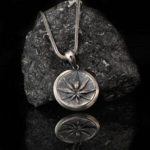 Weed Medallion Necklace
