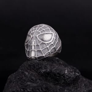 The Spiderman Silver Ring is a product of high class craftsmanship and intricate designing. It's solid structure makes it a perfect piece to use as an everyday jewelry to elevate your style.